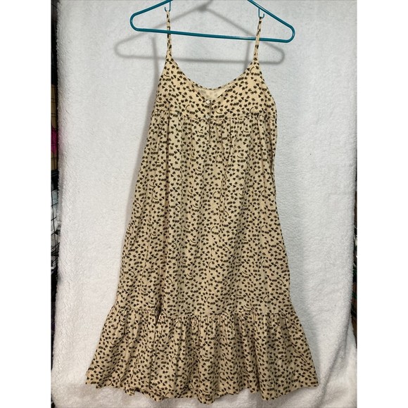 Bonpoint Girls Dress Size 14 Floral Star Print Smocked Spaghetti Strap Sundress - Picture 8 of 8